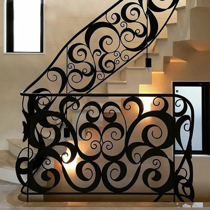 20 Desain railing tangga laser cutting estetik